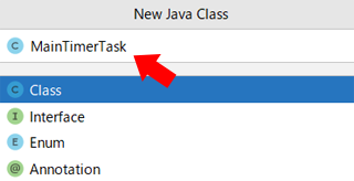 New Java Class