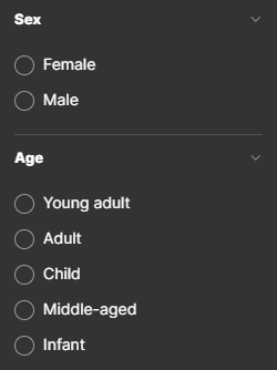 性別と年齢層