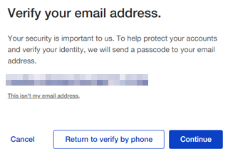 Verify your email address