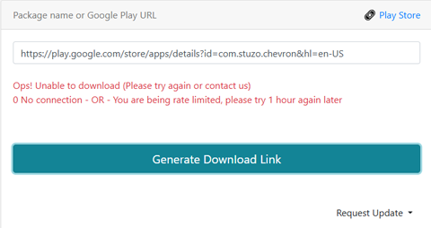 Unable to download