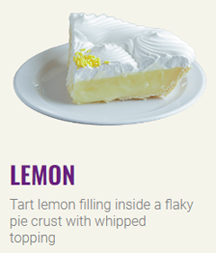 LEMON pie