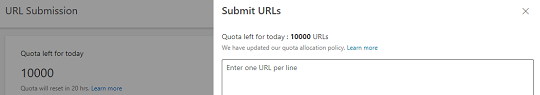 Submit URLs