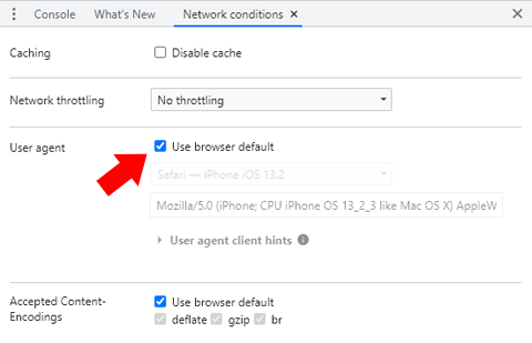 Network conditions